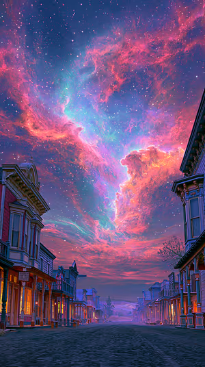Neon Nebula Main Street