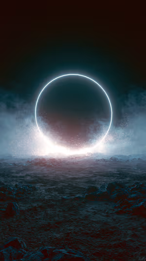 Neon Halo Portal