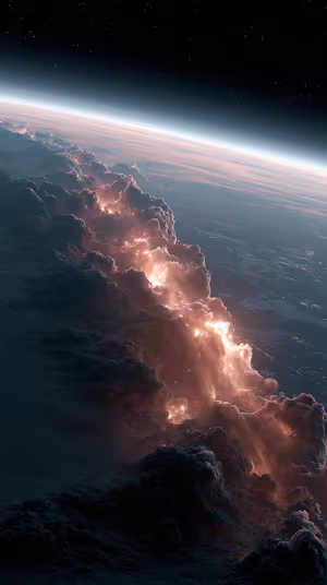 Orbital Glow Cloudscape