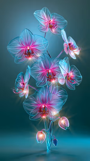 Neon Glass Orchid