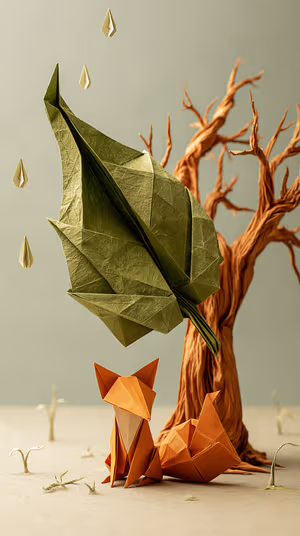 Origami Fox Grove