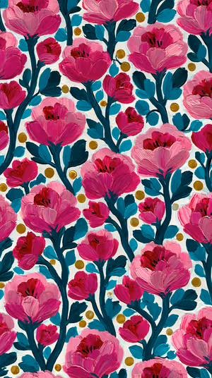 Painterly Pink Peonies