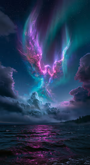 Cosmic Phoenix Ocean