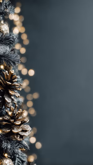 Frosted Pinecone Bokeh