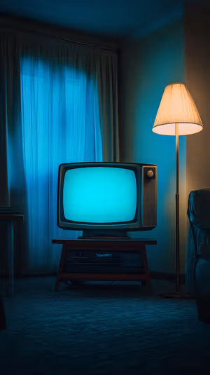 Teal CRT Glow