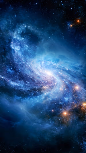 Ethereal Spiral Galaxy
