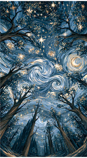 Celestial Swirl Forest