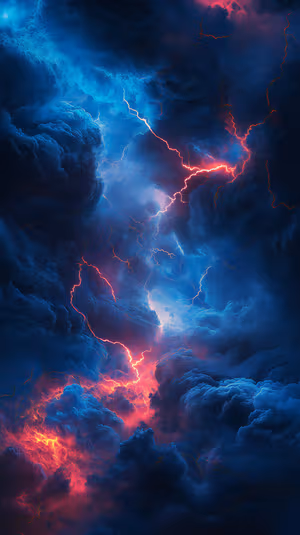 Electric Neon Storm