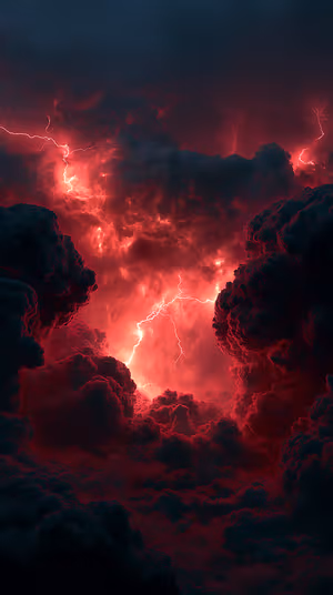 Crimson Storm Clouds