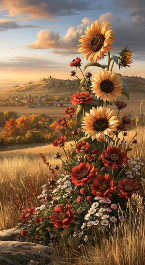 Golden Sunflower Prairie