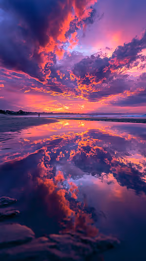 Magenta Tide Reflection