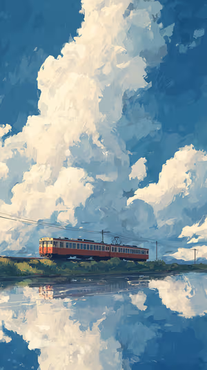 Crimson Train Reflection