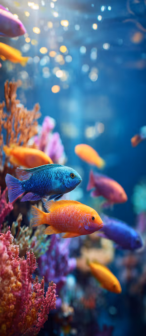 coral reef tropical fish