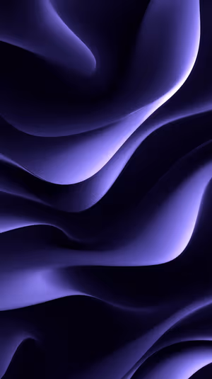 Minimalist abstract purple wave flow centered on a dark gradient background in a sleek fluid aesthetic, ultra HD background