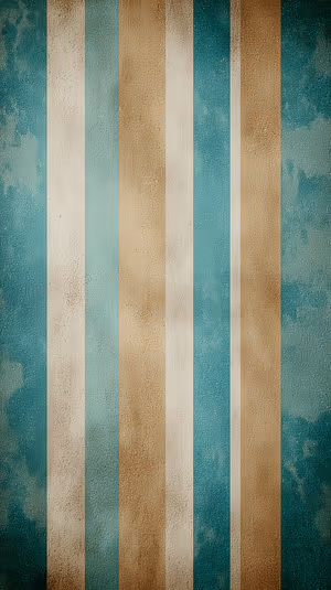 Textured minimalist vertical stripes on a teal and beige background with gold accents ultra hd phone background.