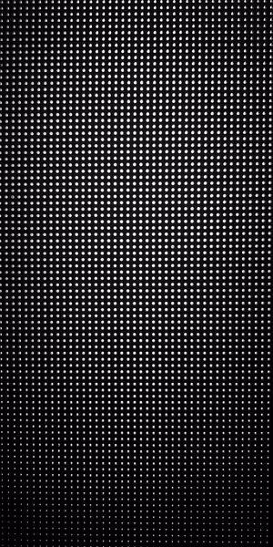 Minimal LED style dot grid centered on a black background with subtle vignette ultra HD 8K background