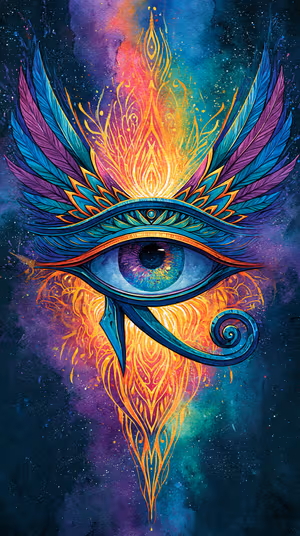 Cosmic Winged Eye