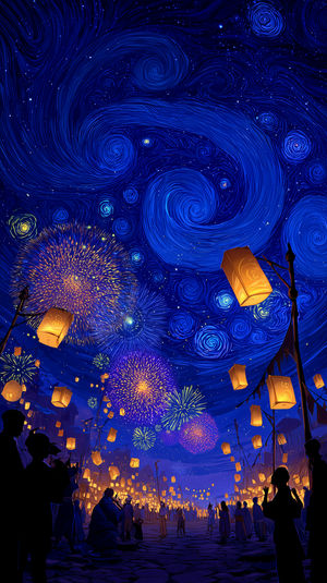 Starry Night Lantern Festival