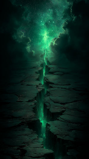 Emerald Rift Cosmic Chasm