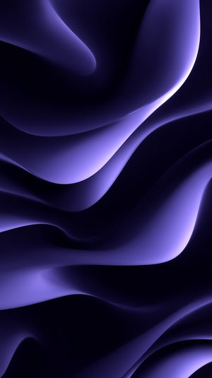 Sleek Purple Waves - Premium iPhone Lock Screen Wallpaper