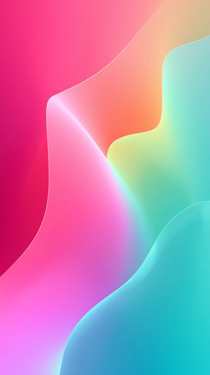 Pastel Gradient Fluid Shapes