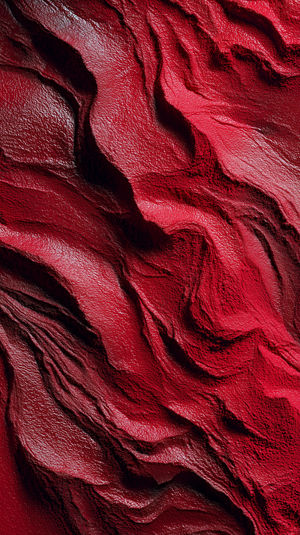 Red Abstract Texture Waves