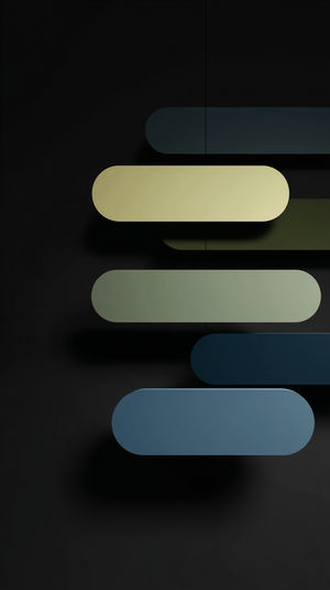 Abstract Rounded Bars Wallpaper