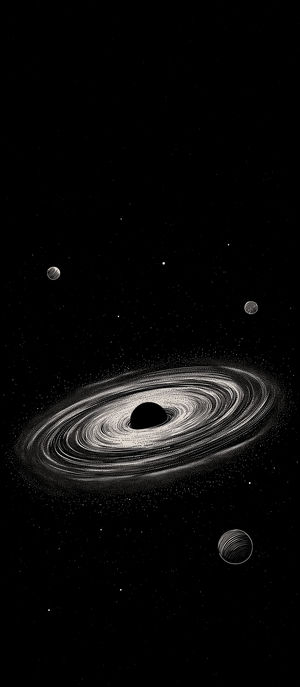 Black Hole Cosmic Art