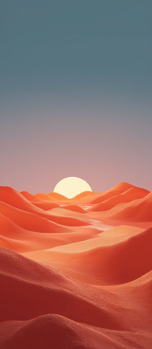 Sunset Desert Dunes
