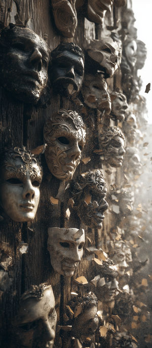 Venetian Mask Wall Gallery