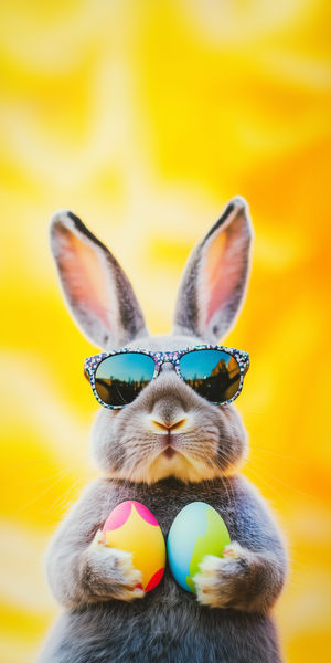 Easter Bunny Egg Portrait