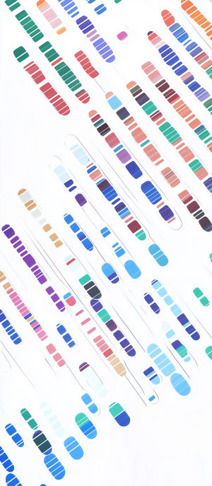 Abstract Colorful Bar Pattern