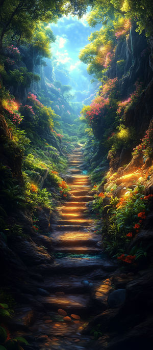 Enchanted Forest Staircase