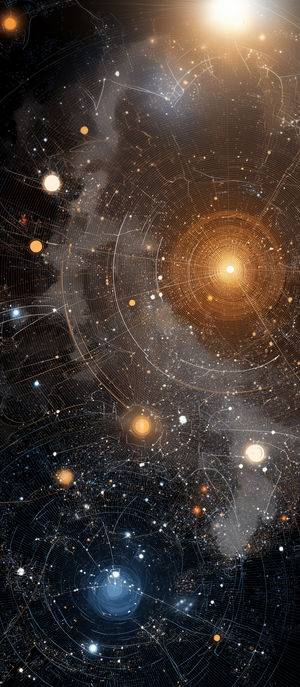 Cosmic Star Map Art