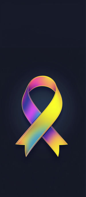 Abstract Ribbon Gradient Wallpaper