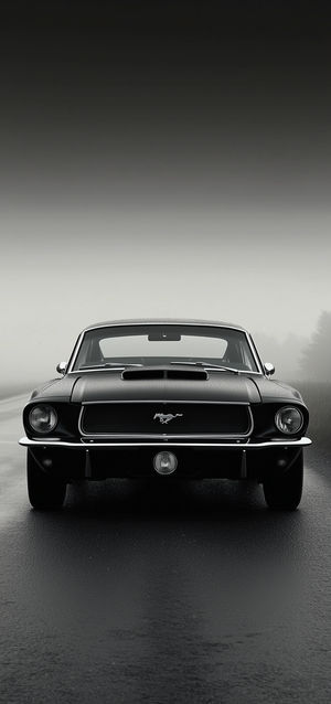 Classic Mustang Front View