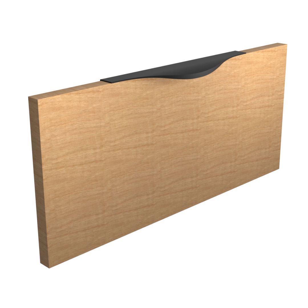 FEST FE9 Frez - Aluminiowy uchwyt meblowy krawędziowy do mebli + wkręty - miniatura 5