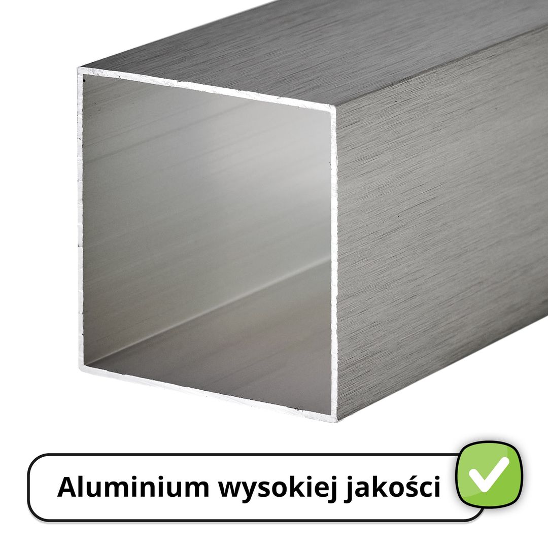 8 x Aluminiowa Noga Nóżka Meblowa Do Mebli BASIC + Wkręty - Konfigurator - miniatura 6