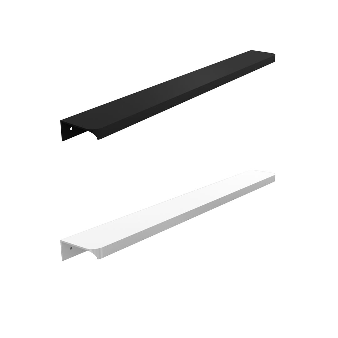 Aluminiowy uchwyt krawędziowy AL-2 malowany - na wymiar - Alusfera
