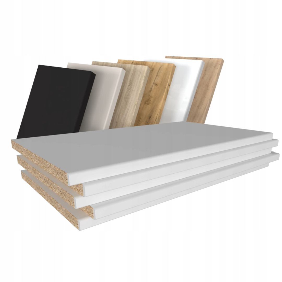 Półka | Formatka | Płyta meblowa 18 mm - BIAŁA - Konfigurator na wymiar - miniatura 4