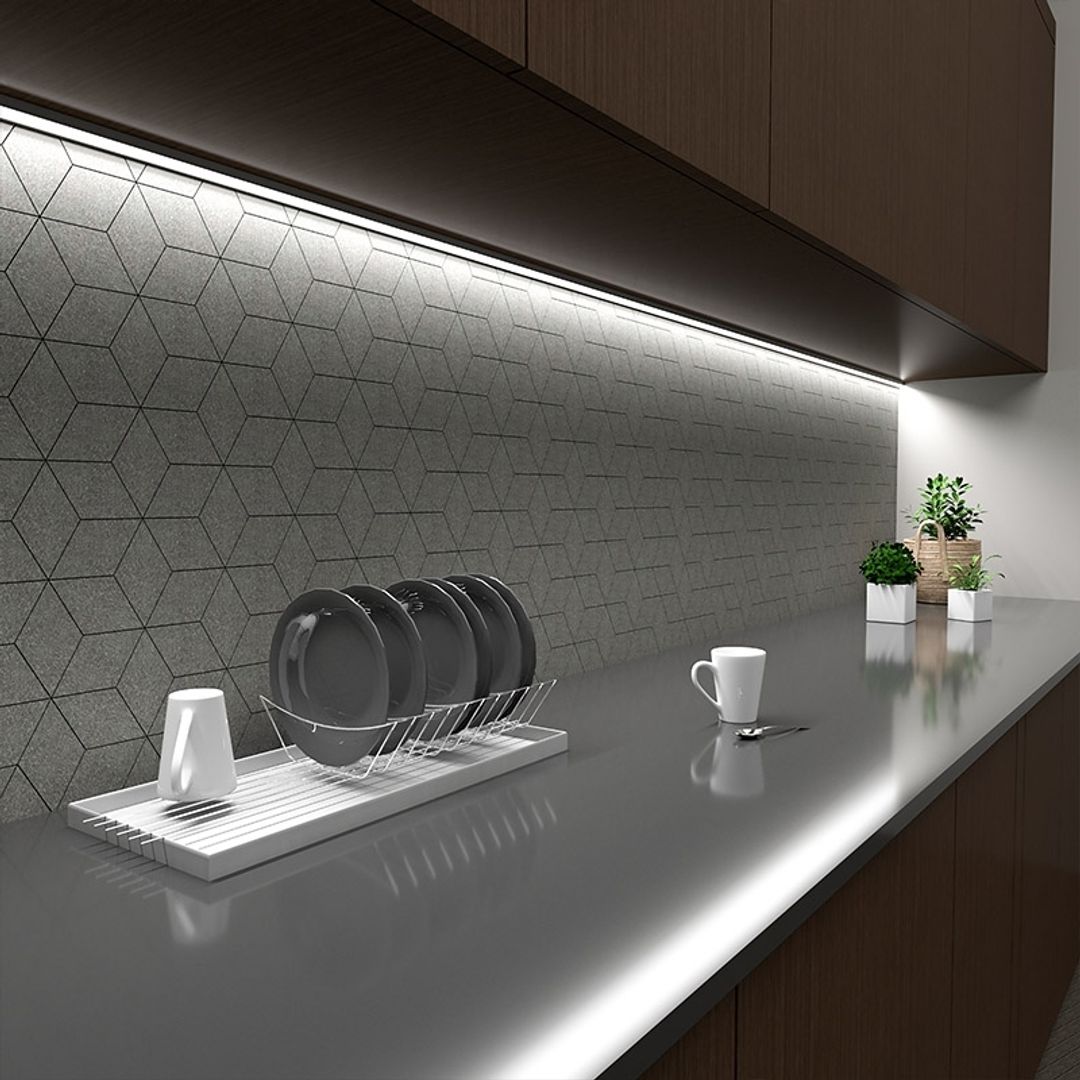 Aluminiowy kanał LED | Profil kątowy + Klosz - Konfigurator na dowolny wymiar - miniatura 5