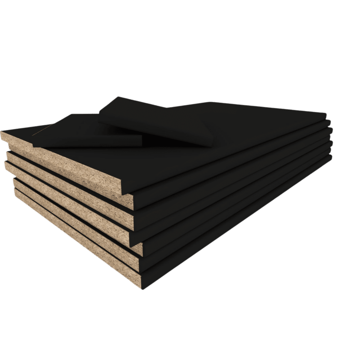 Półka | Formatka | Płyta meblowa 18 mm - CZARNA - Konfigurator na wymiar - miniatura 3