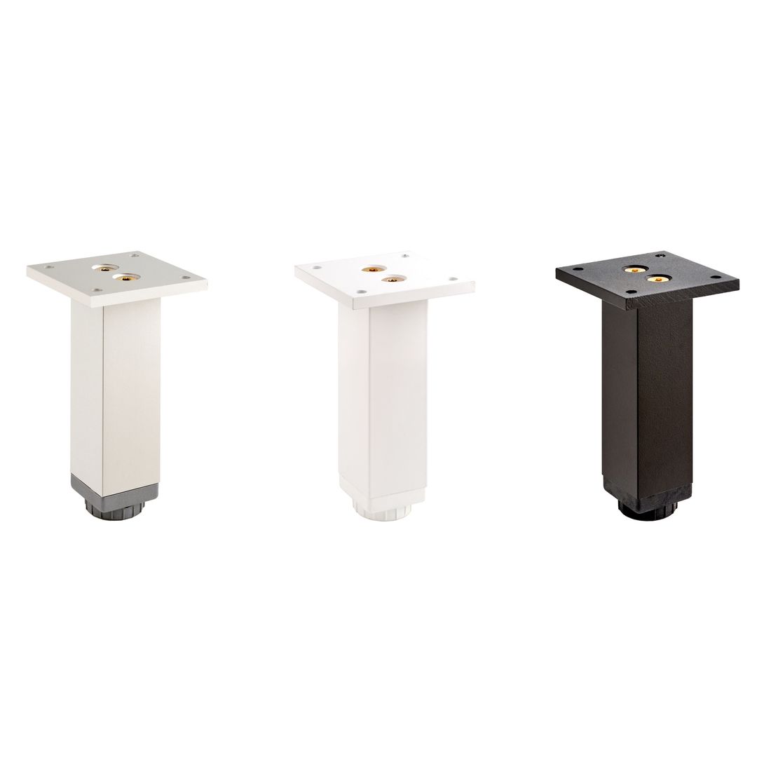 1 x Aluminiowa Noga Nóżka Meblowa Do Mebli STANDARD + Wkręty - Konfigurator - miniatura 9