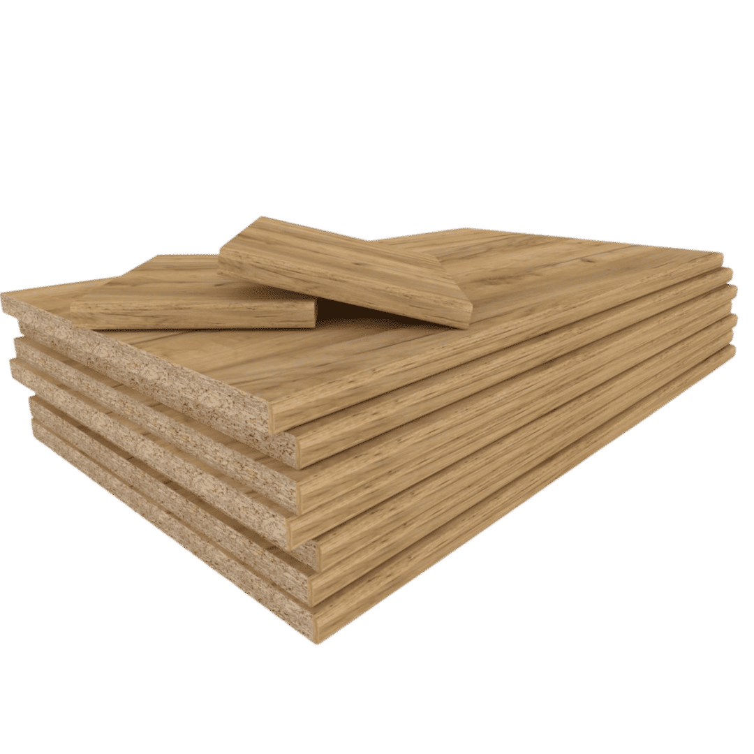 Półka | Formatka | Płyta meblowa 18 mm - DĄB ZŁOTY CRAFT - Konfigurator na wymiar - miniatura 3