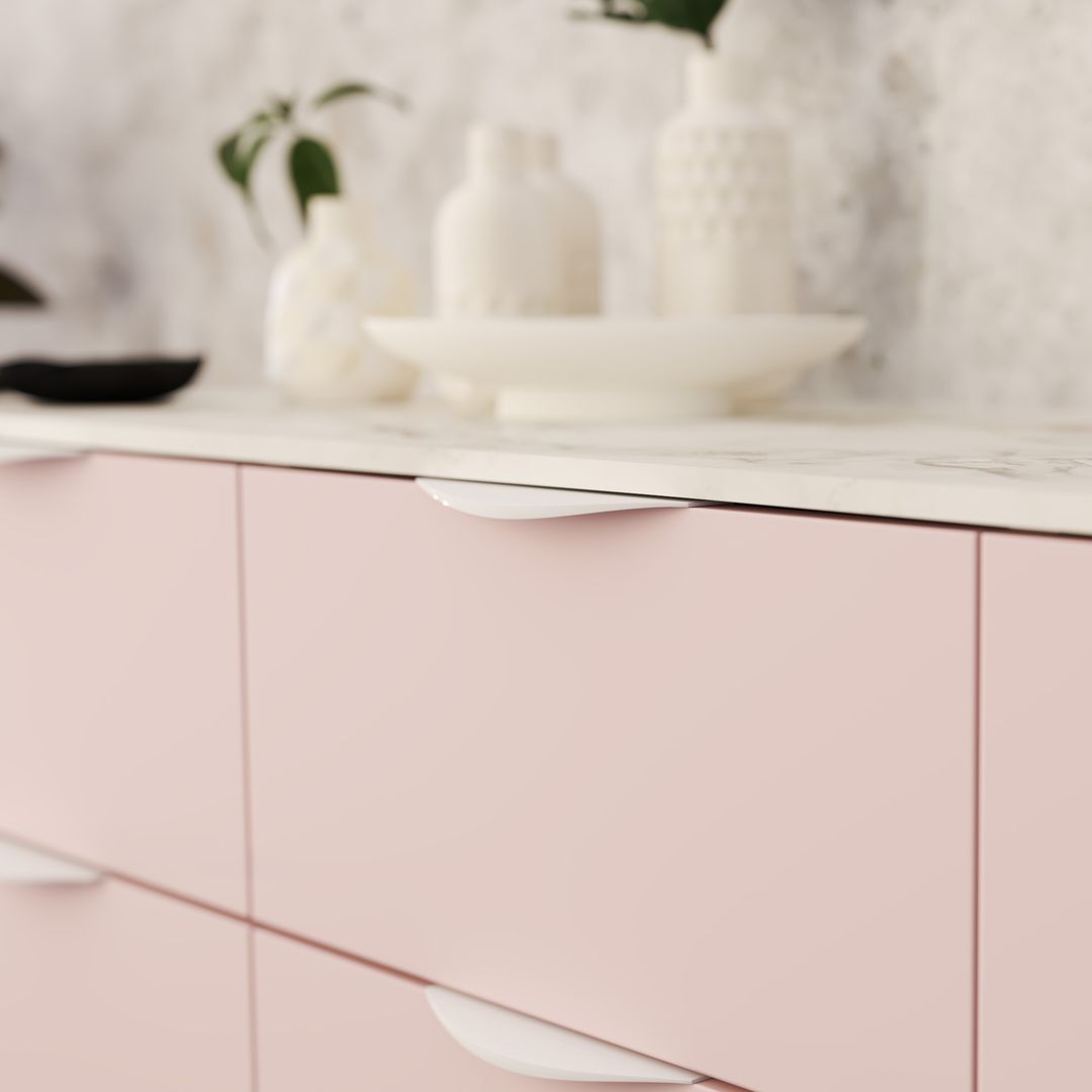 FEST FE9 Frez - Aluminiowy uchwyt meblowy krawędziowy do mebli + wkręty - miniatura 4