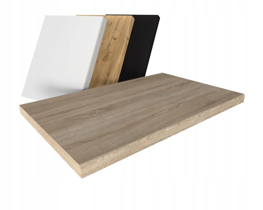 Blat Kuchenny | Roboczy | Głębokość 60 cm | Grubość 3,8 cm - DĄB SONOMA - Konfigurator na wymiar - Krak Meble