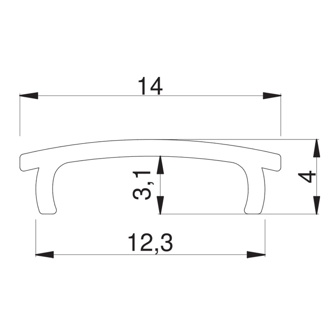 Aluminiowy kanał LED kątowy + Klosz - Konfigurator na wymiar - miniatura 8
