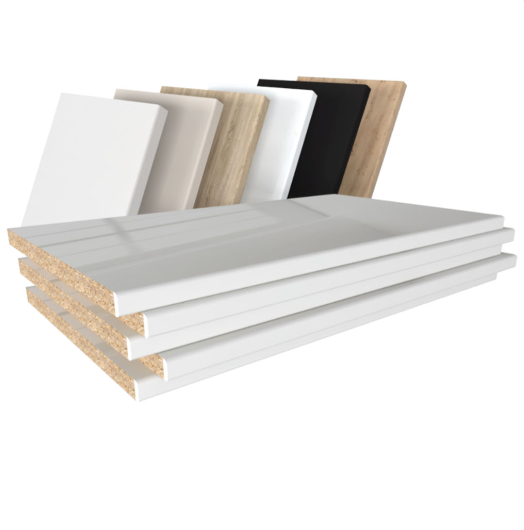 Półka | Formatka | Płyta meblowa 18 mm - BIAŁY POŁYSK - Konfigurator na wymiar - miniatura 3