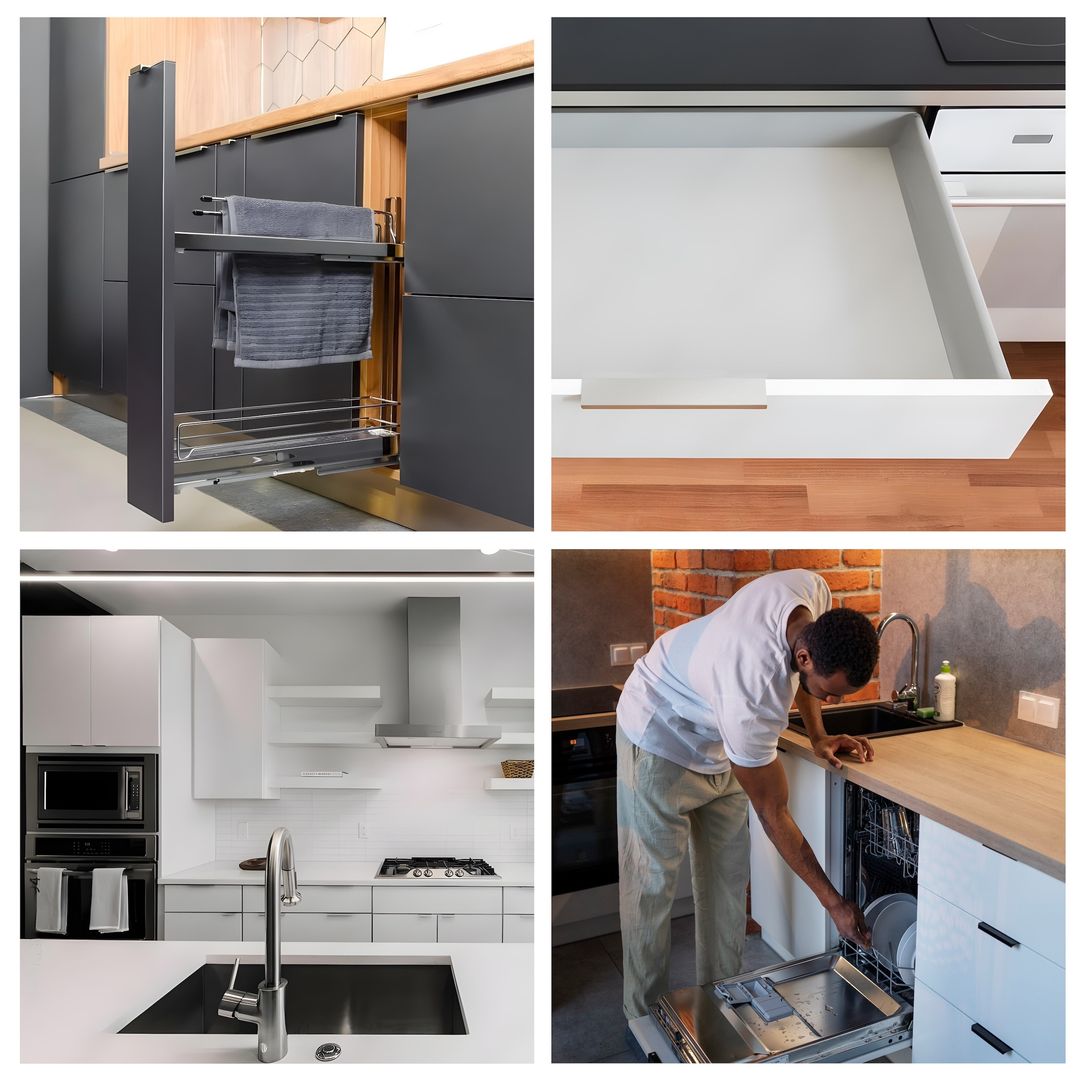 FEST FE6 - Aluminiowy uchwyt meblowy krawędziowy do mebli + wkręty - miniatura 10