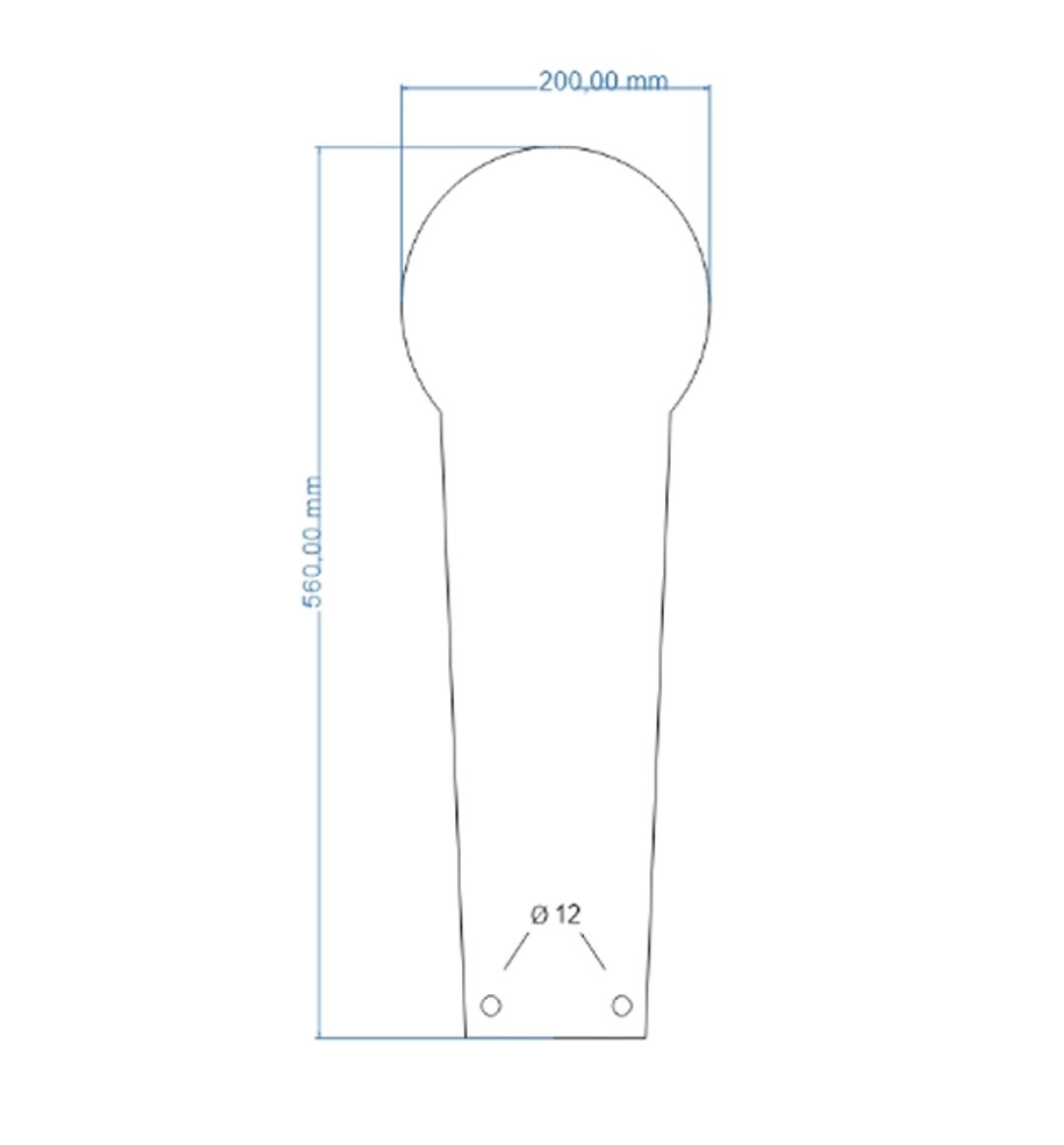 Cel strzelecki POPPER - HARDOX 500 - miniatura 2